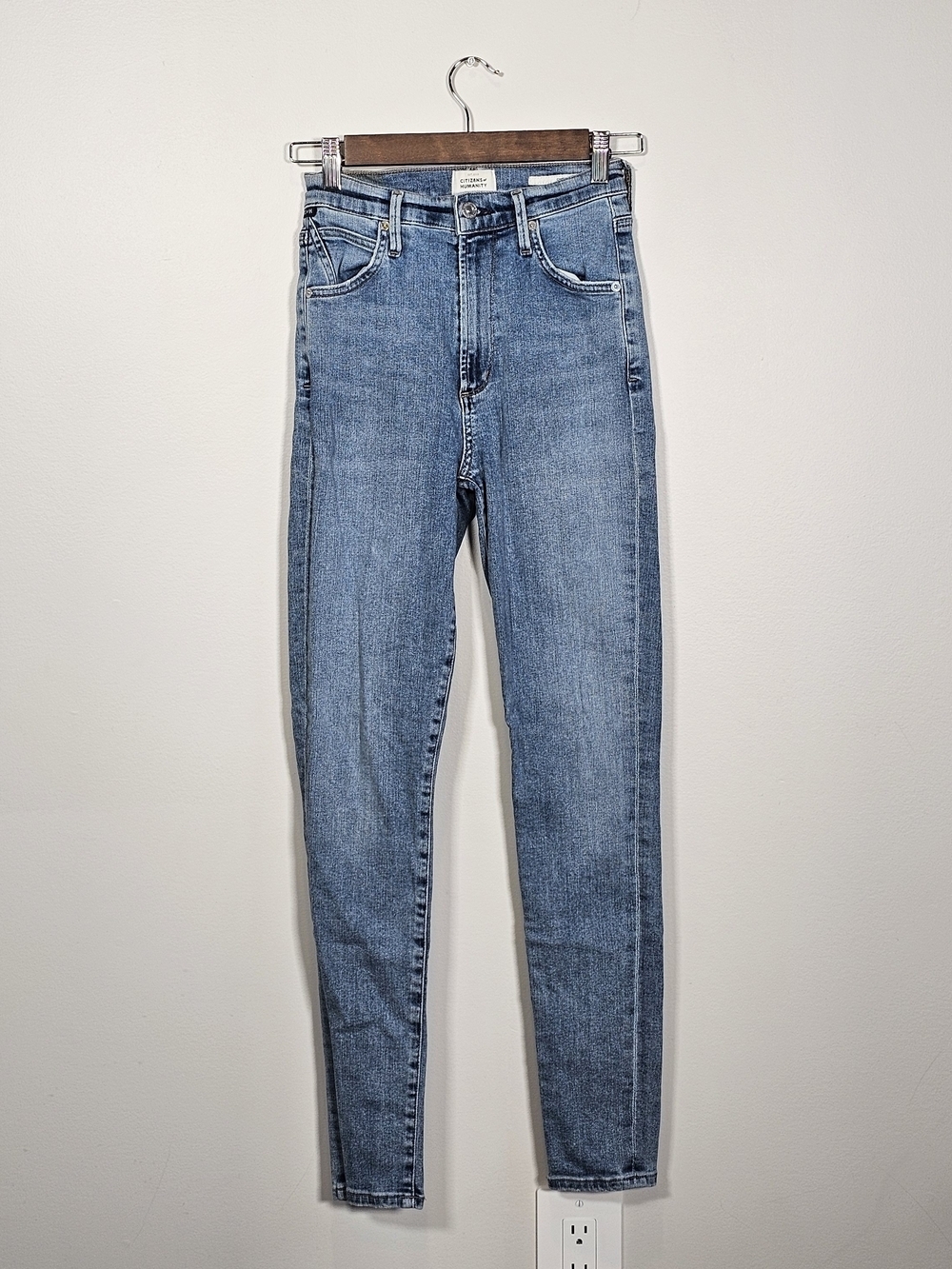 Citizens Of Humanity Light Blue Chrissy Skinny Jeans Sz 24
